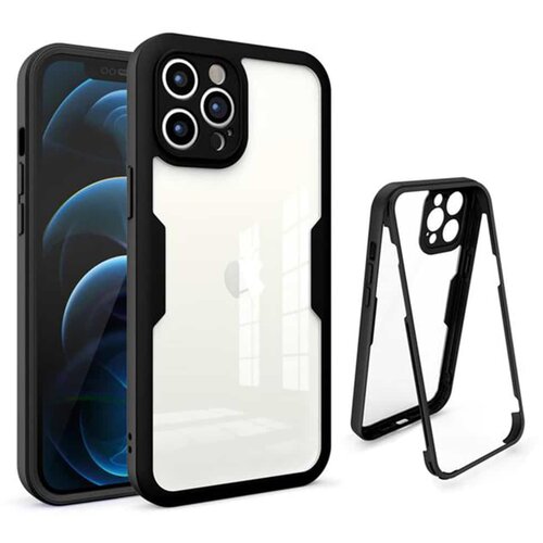 Techsuit ColorVerse 360 Series obostrana za&scaron;titna maska za iPhone 12 Pro Max &ndash; crna Cijene