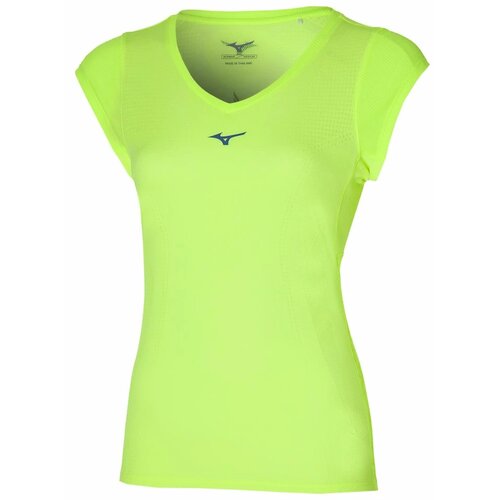 Mizuno Women&amp;#039;s Aero Tee Neolime T-Shirt Slike