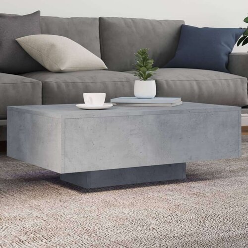  Stolić za kavu s LED svjetlima sivi boja betona 85x55x31 cm Cijene