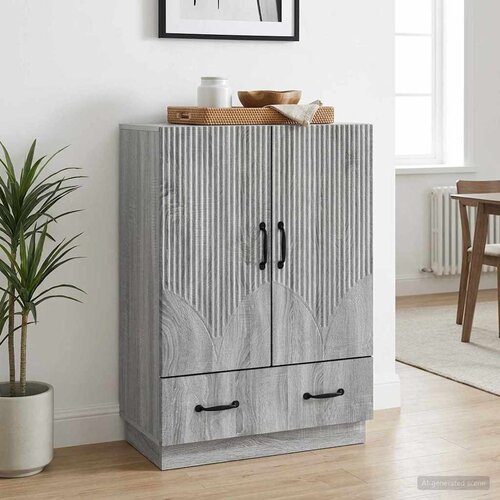  Kreveta Siva sonoma 66 x 34,5 x 92 cm Konstruirano drvo Cijene