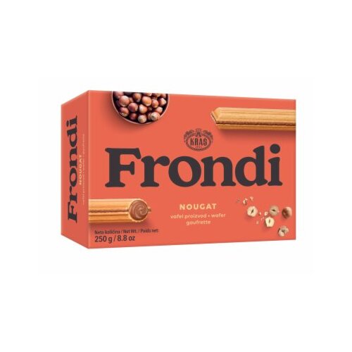 Mira frondi maxi nougat vafel 250g kutija Slike