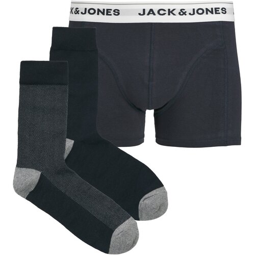 Jack &amp;amp; Jones Boksarice &amp;#039;JACORDINARY&amp;#039; mornarska / pegasto siva Slike