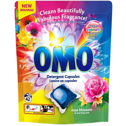 Omo kapsule za pranje veša Fresh Rose Blossom 42 kom Slike