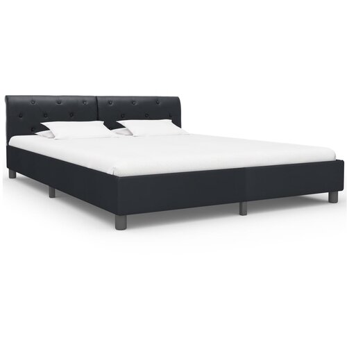  Okvir za krevet od umjetne kože crni 180 x 200 cm Slike