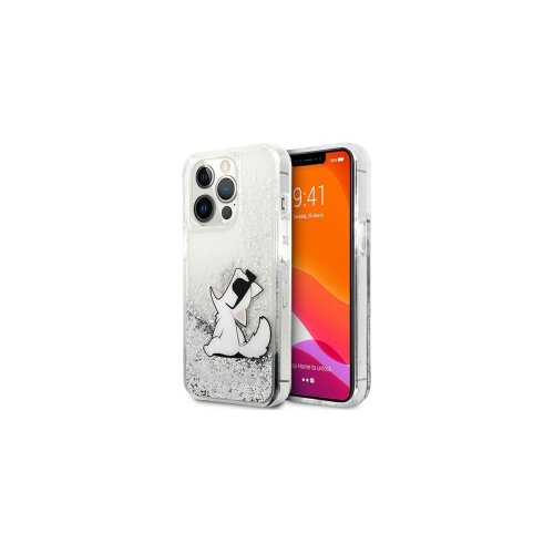  ORIGINALNA FUTROLA KARL LAGERFELD SA TEKUĆIM SJAJEM CHOUPETTE FUN HARDCASE KLHCP13LGCFS ZA IPHONE 13/13 PRO SILVER Cijene
