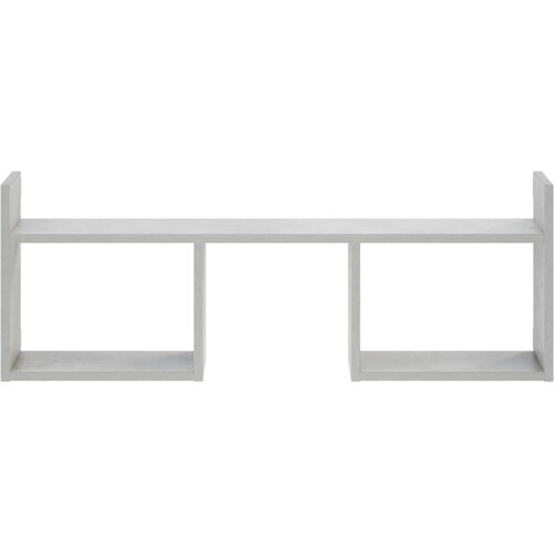  Zidna polica Betonska siva 90 x 17 x 32 cm Prerađeno drvo Slike