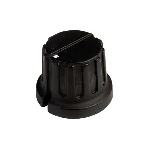 SCI Vrtljivi gumb s pokazivačem, crne boje (promjer x V) 20.3 mm x 15.6 mm PN-38C (6.4mm) 1 kom. Slike