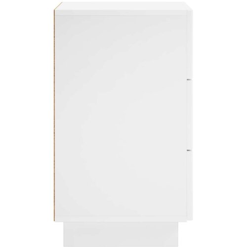  Noćni ormar Bijela visokog sjaja 33,5 x 34,5 x 60 cm Slike