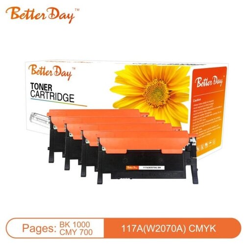 BetterDay toner W2070A, 117A, 150/178/179 black zam. kaseta za hp 1k Slike