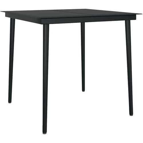  Vrtni blagovaonski set od 3 dijela, smeđi poliratan, staklo Slike