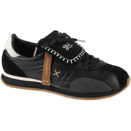 Sun68 Nizke superge Woman Easy Runner Leather Črna Slike