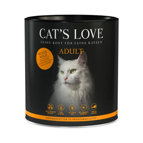 Cat's Love Suha mačja hrana "Adult Turkey & Wild" - 400 g
