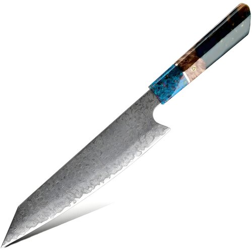  Damaskasti kuhinjski nož SA-20091 - Kiritsuke / Tamno Zelena KP20091 Cene