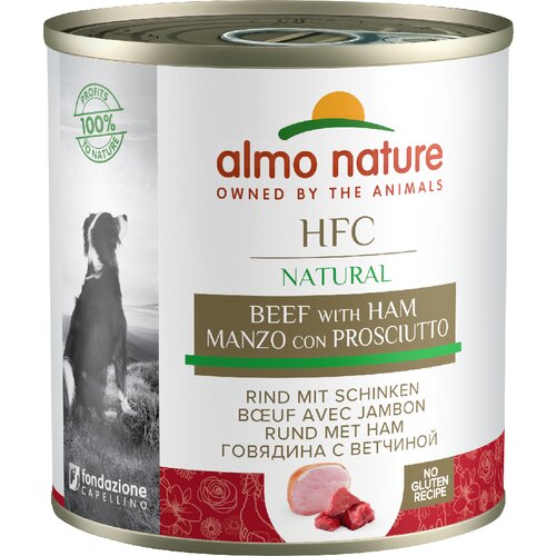 HFC Almo Nature 6 x 280 g / 290 g - Govedina s šunko (290 g) Cene