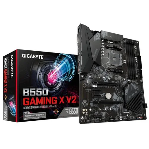 Gigabyte MB B550 GAMING X V2AMD B550AM44xDDR4DVI,HDMIRAIDATX