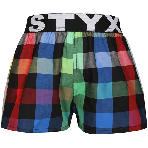 STYX Kids shorts sports rubber multicolor Cene