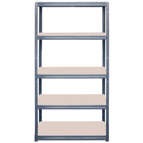 Metalni Kovinski regal Futur 350 (v 180 x š 90 x g 45 cm, nosilnost: 350 kg/polico, siv) Cene