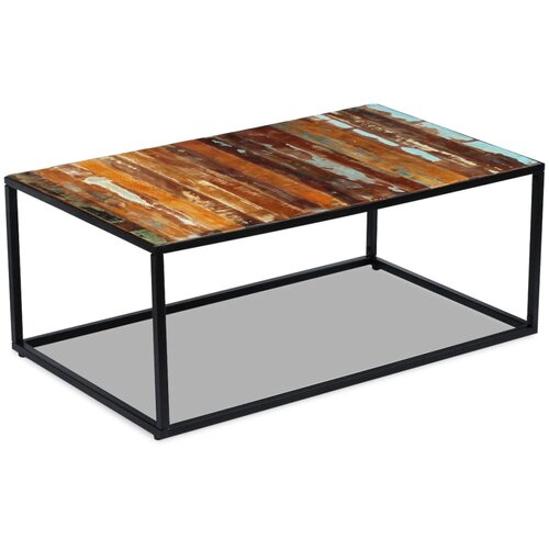  Stolić za kavu od masivnog obnovljenog drva 100 x 60 x 40 cm Cene