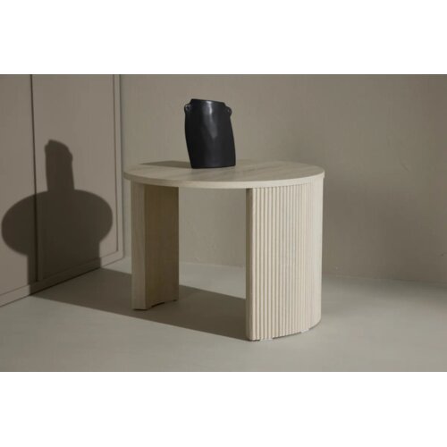 Venture Home Bristol klub stolić ⌀60 cm, izbijeljeni (whitewash) Cijene