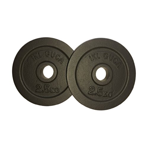IKL Guča Set livenih tegova Fi 30- 2x 2,5 kg Slike
