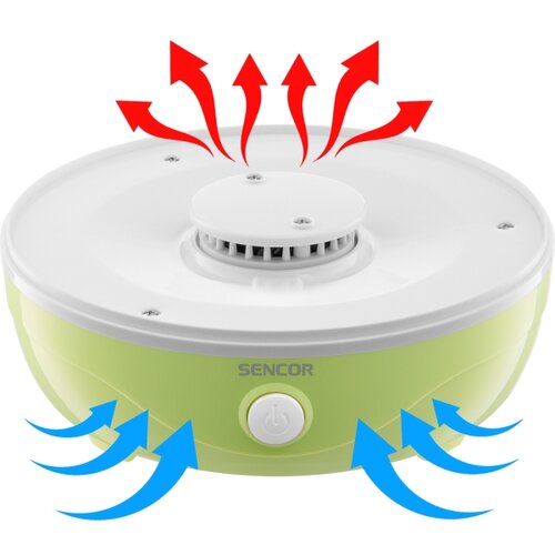 Sencor dehidrator hrane sfd 757GG 250W/5 polica/belo zelena Slike