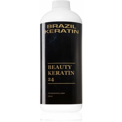 Brazil Keratin Keratin Treatment 24 specijalna zaštitna krema s ribljim uljem za zaglađivanje i obnavljanje oštećene kose 550 ml