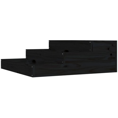 Sadilica crna 78x78x27 cm od masivne borovine Slike