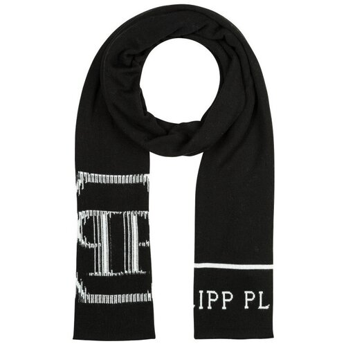 Philipp Plein Sport &Scaron;ali & Rute LONG SCARF "DANNY" Črna Cene