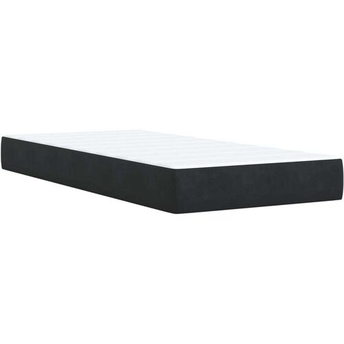 VidaXL box spring krevet s madracem crni 80 x 200 cm bar&amp;scaron;unasti Slike
