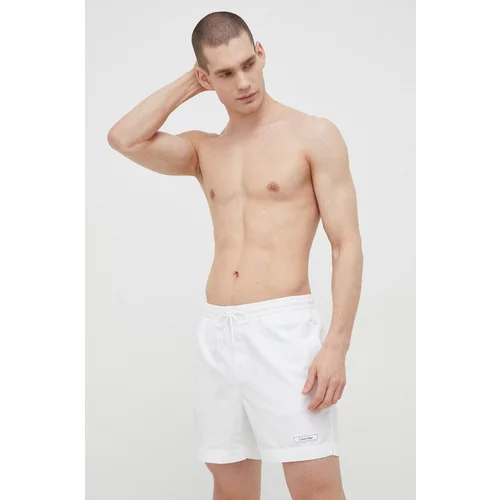 Calvin Klein Kratke hlače za kupanje boja: bijela