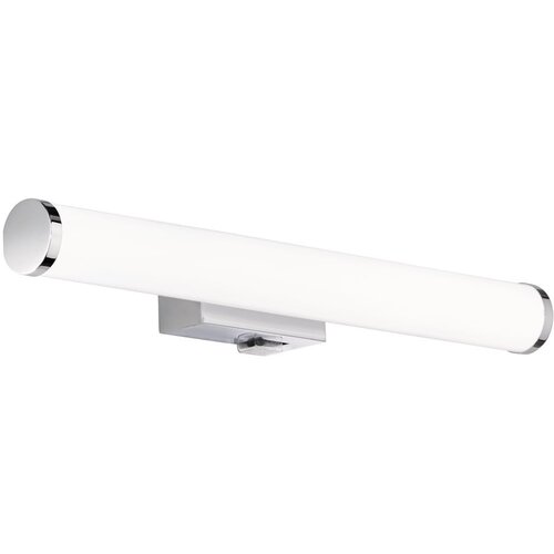 Tri O LED zidna svjetiljka u sjajnoj srebrnoj boji (duljina 40 cm) Mattimo - Slike
