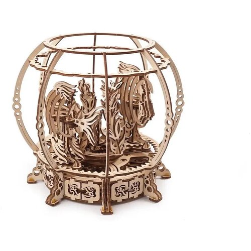 UGEARS 3d drvena eko puzzle - MEHANIČKI AKVARIUM Cene