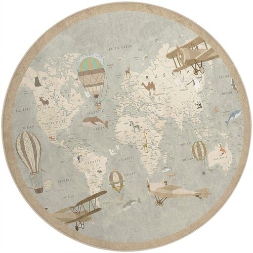 Mila Home Periv dječji tepih za igru &oslash;150 cm Vintage World &ndash; Cijene