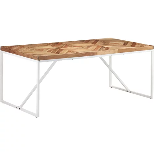 vidaXL Jedilna miza 180x90x76 cm trden akacijev in mangov les