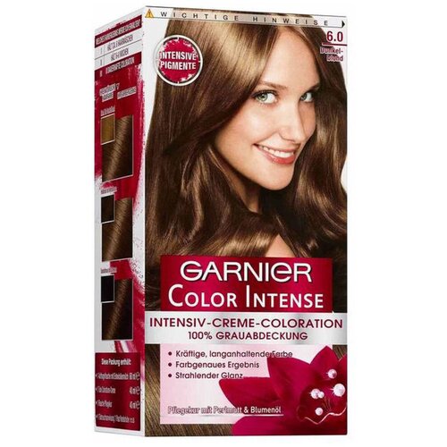 Garnier Barve za lase Intensiv Farbcreme Haarfarbe - 6.0 Blond Fonc&amp;eacute; Črna Slike
