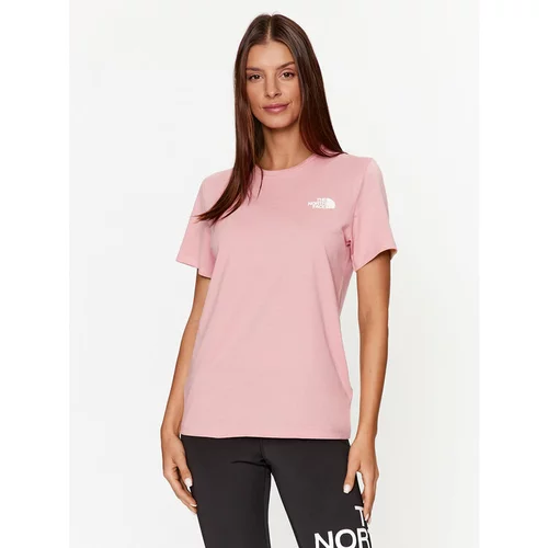 The North Face Majica W Foundation Graphic Tee - EuNF0A86XQI0R1 Roza Regular Fit