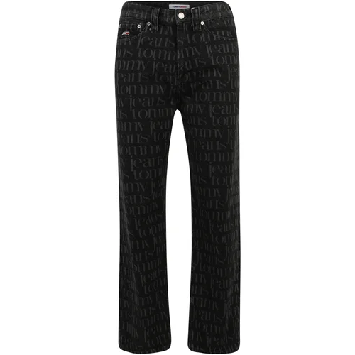 Tommy Jeans Kavbojke siva / črn denim