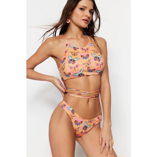 Trendyol Bikini Bottom - Multi-color - Animal print Cene