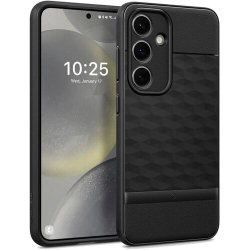 Caseology Parallax ovitek za Samsung S24, Matte Black Cene
