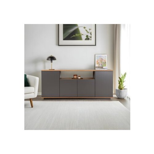 Hanah home Konzolni sto Arista, 180x75x44,5 cm, Antracit Cene