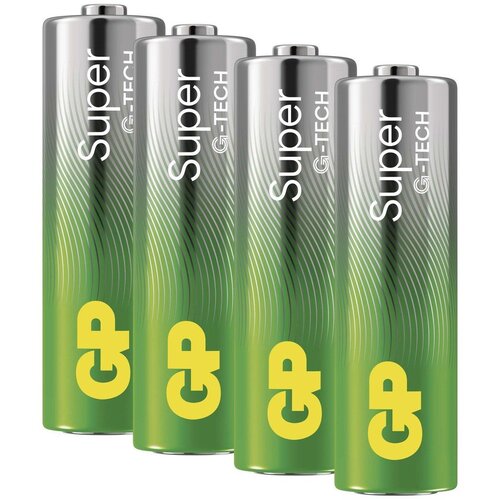  4x baterija aa gp super alkalna g-tech Slike
