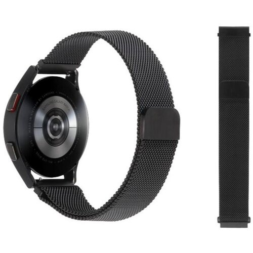 Chameleon Kovinski magnetni pašček 22mm, črn, za pametno uro Cene