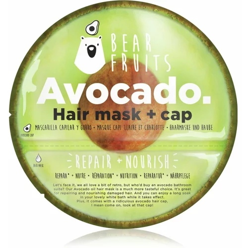 Bear Fruits Avocado globinsko hranilna maska za lase