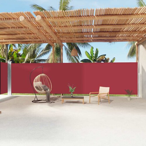  Uvlačiva bočna tenda crvena 200 x 1200 cm Cijene