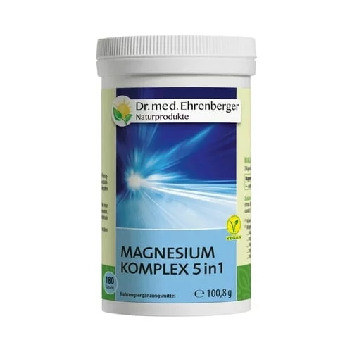 Dr. med. Ehrenberger - bio in naravni izdelki Magnezijev kompleks 5 u 1 - 180 kaps.