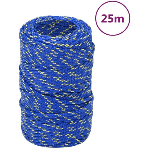 VidaXL brodski konop plavi 2 mm 25 m od polipropilena Slike