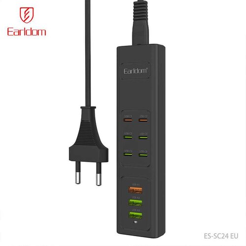  PRODUZNI KABAL ES-SC24 2PD+2C+1Q3.0+2USB 1M EARLDOM Slike