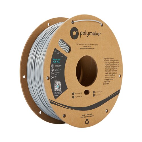 Polymaker PolyLite PLA PRO Silver Slike