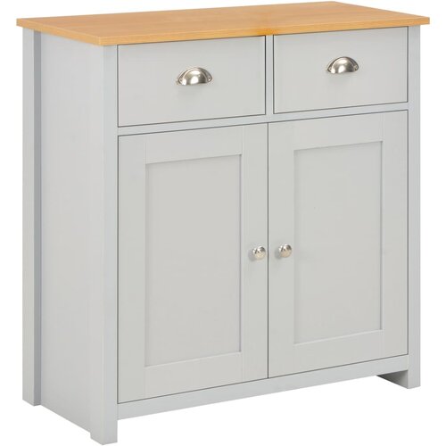 vidaXL Komoda siva 79 x 35 x 81 cm Cene