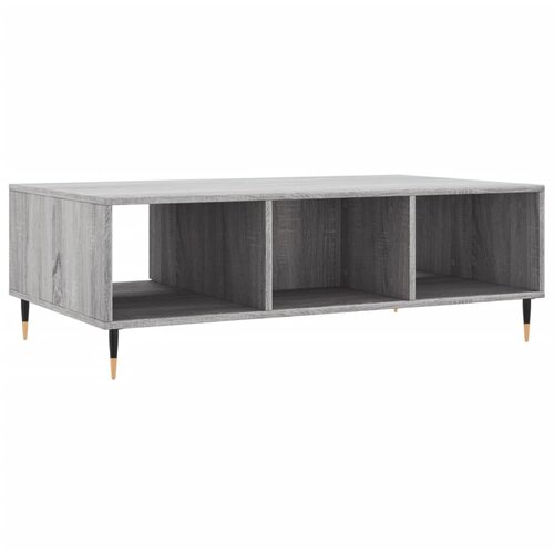  Stolić za kavu siva boja hrasta 104x60x35 cm konstruirano drvo Slike
